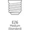 GE 45W 120V R20 350LM 1500Hr Floodlight ProLine Incandescent Bulb
